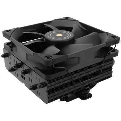 Thermalright Black CPU Воздушный кулер для ЦП мм с PWM Тихий V AGHP Применимо к кулеру для ПК SI-100 Кулер, 6×6 тепловых трубок, вентилятор TL-E12B, подшипник S-FDB 2.0,