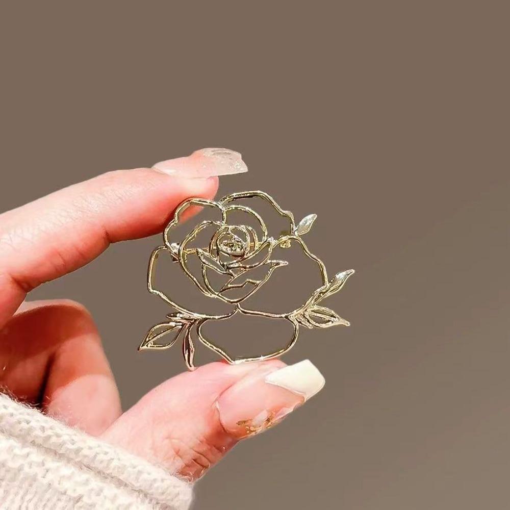 Diamond Butterfly Versatile Simple Brooch Flower Anti-light Pin Clothing Accessories Corsage