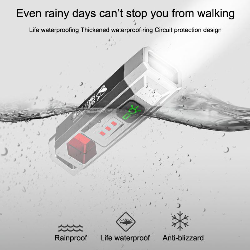 Rechargeable Mini Pocket Flashlight with Anti-sneak LED Light for Hiking Safety and Outdoor Adventure