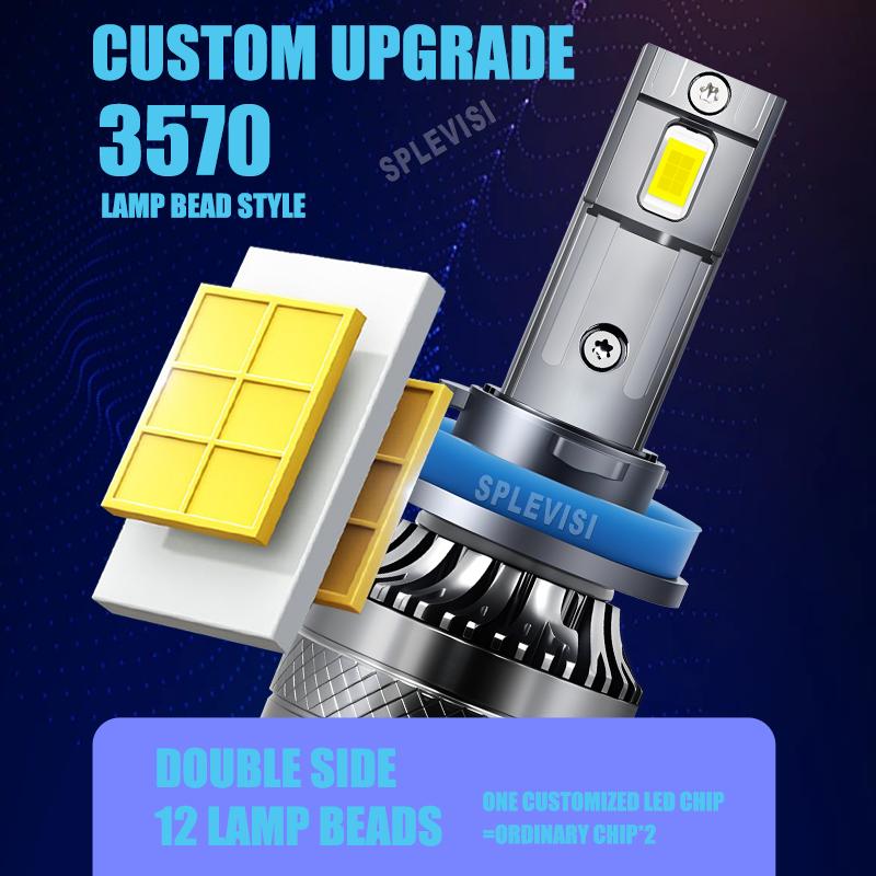 Waterproof Shockproof 500% Brighter Than Halogen Warranty LED Low Beam For Toyota Highlander 2014 2015 2016 2017 2018