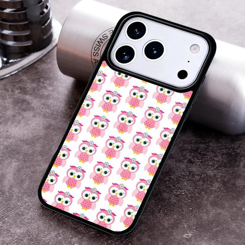 Милый чехол-сова для телефона iPhone 17 16 15 14 13 12 11 Pro Max Plus 17Air Мягкий силиконовый чехол