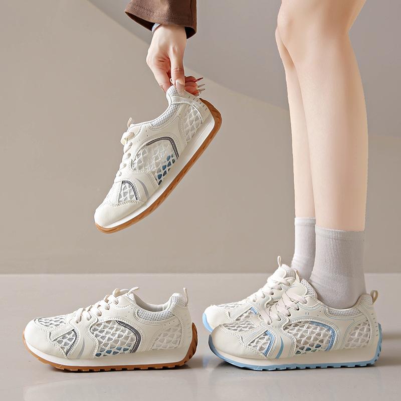 Женские летние дышащие сетчатые кроссовки на мягкой подошве в стиле Форреста Гампа, универсальная повседневная спортивная обувь для бега, кеды