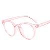 New Round Frame Anti Blue Light Glasses Plain Glasses Children Radiation Protection for Kid Computer Phone Online Course