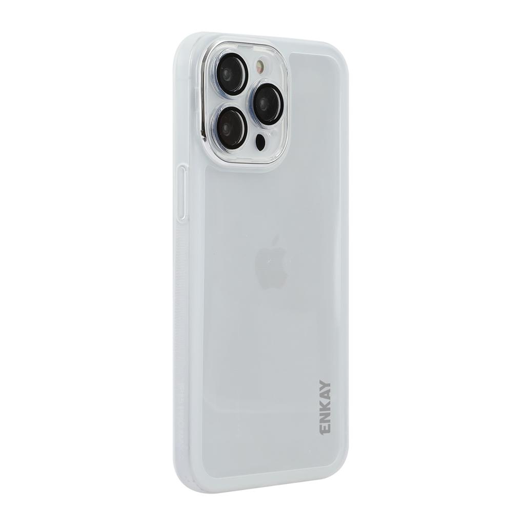 For iPhone 16 Pro Max Case Matte TPU Phone Cover with Lens Film