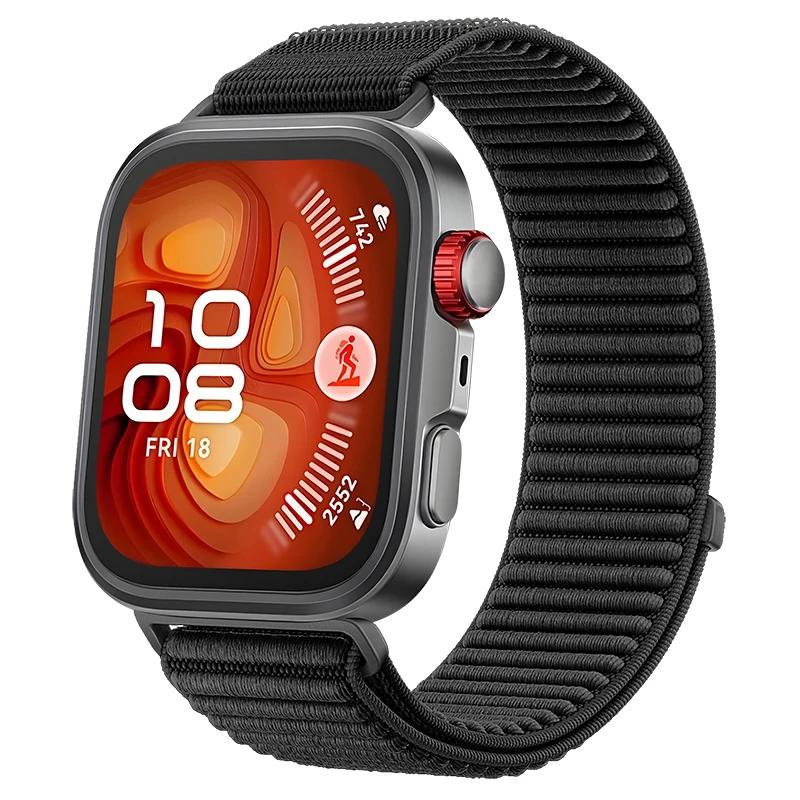 Нейлоновый плетеный ремешок-петля для Huawei Watch Fit 4 3 Официальный удобный браслет-ремень для Huawei Watch Fit 4 Pro Ремешок для часов Correa