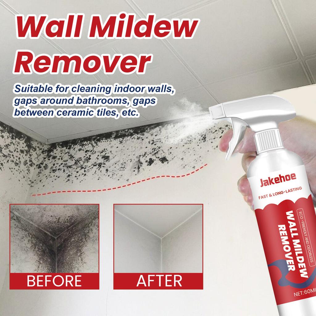 60ml Multi-Surface Mold Cleaning Spray - Effective Mold & Mildew Remover for Walls Bathrooms & Kitchens - Gaps Cleaner