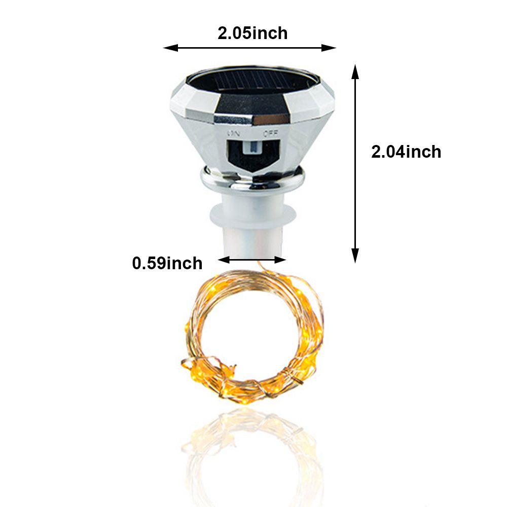 Солнечный свет для винных бутылок, солнечный гирлянда, солнечный ночник, винная бутылка, лампа на открытом воздухе