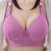 Бюстгальтер пуш-ап для женщин, нижнее белье больших размеров, сексуальные бюстгальтеры, тонкий беспроводной бюстгальтер без косточек, женский
