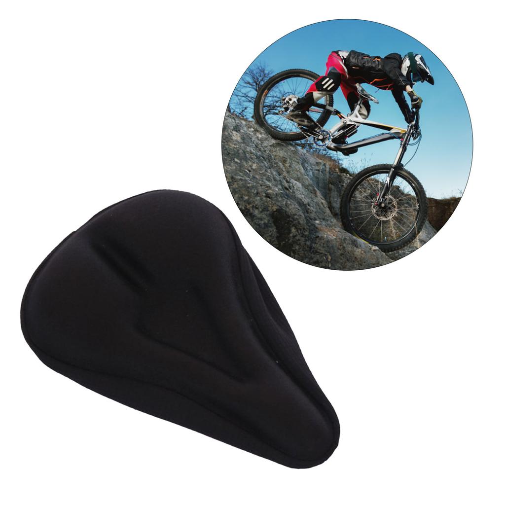 Чехол на сиденье велосипеда Эргономичный дизайн Противоскользящий Быстрое рассеивание тепла Силиконовая губка Подушка для сиденья велосипеда 200 г