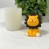 Non-stick Cute Lion Rabbit Bear Resin Mold Animal Scented Candle Silicone Mold DIY Soap Plasters Crafts Ornaments Tool