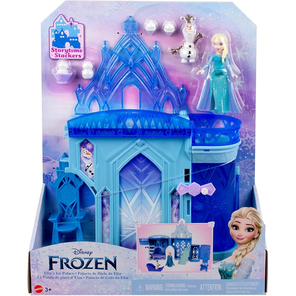 Игровой набор Mattel Disney Холодное Сердце Замок Эльзы с Мини-фигуркой и аксессуарами для детей от 3 лет