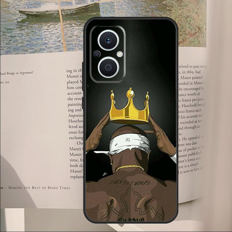 Чехол с изображением рэпера T-Tupac Shakur для OPPO Reno 7 8 Lite 11F 12F 13F 14F 10 11 12 13 14 Pro, Чехол для OPPO Find X6 X8 X9 Pro
