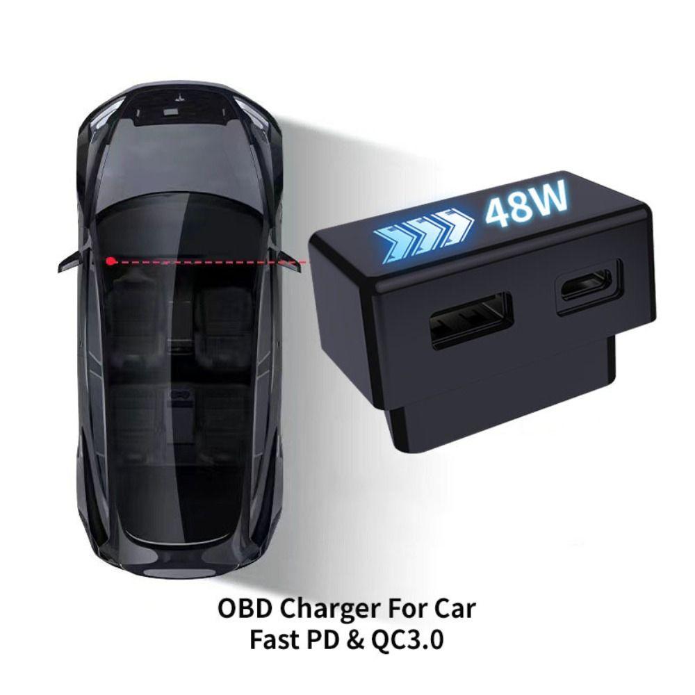 OBD OBD Adapter Charging Wall Adapter OBD Plug Ports Extender Phone Charge OBD Car Charger ATV