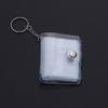 3PCS PVC Photos Holder Transparent Key Chain Portable Mini Photo Albums For Photos Cards