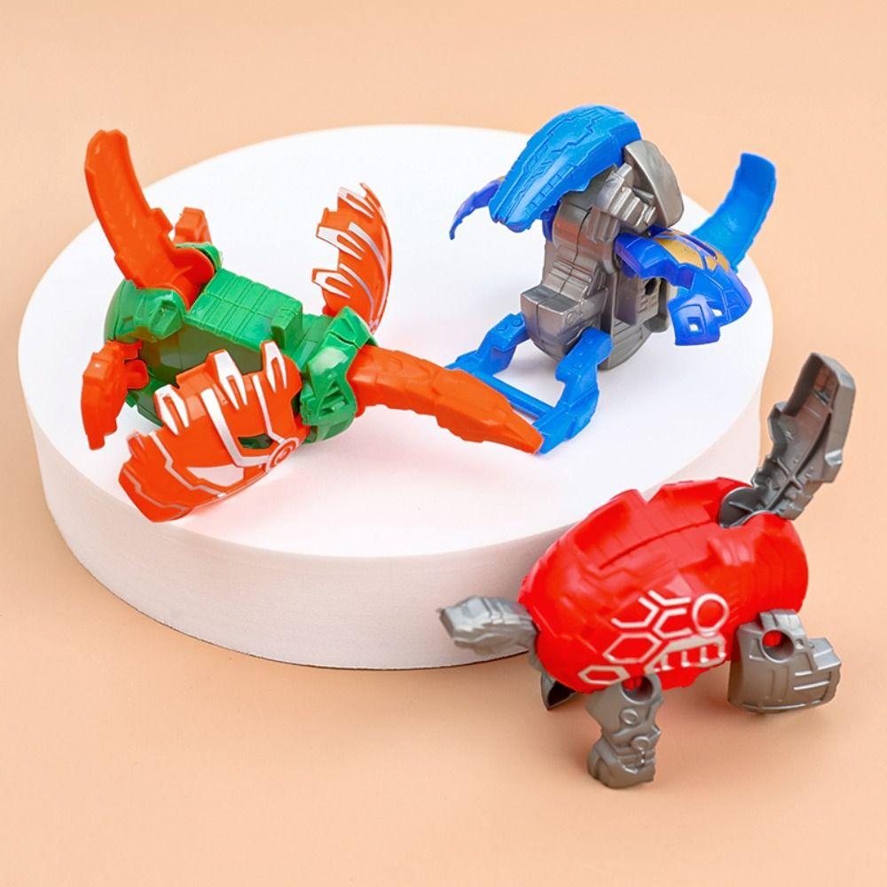 Dinosaur Model Dinosaur Eggs Transforming Toy Plastic Movable Joint Dino Toy  Kids