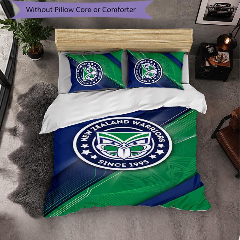 Wigan Warriors Pattern Microfiber 3Pcs Bedding Set Decor Duvet Cover Set For Bedroom Home Use