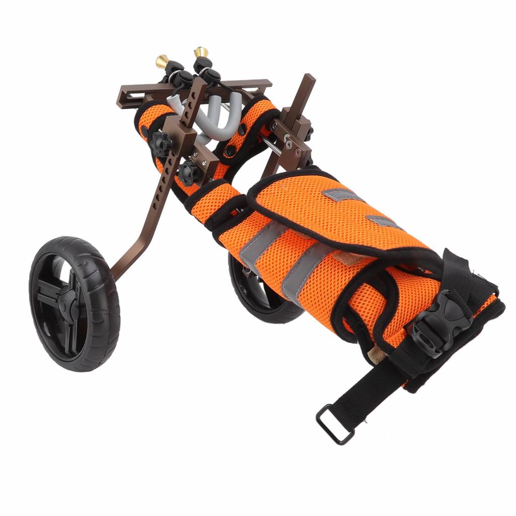 Инвалидные коляски для домашних животных, регулируемые, из алюминиевого сплава, портативные, реабилитационные инвалидные коляски для домашних животных со светоотражающими элементами