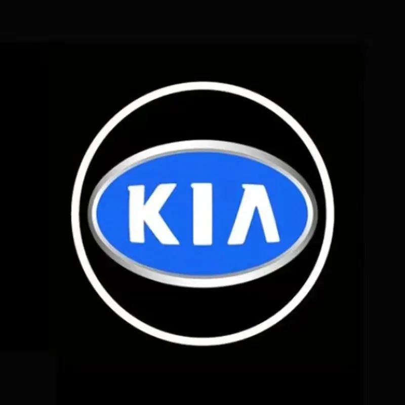 BMAIIW1 2Pcs LED Car Door Projector Logo High Definition Welcome Light For KIA K5 K9 Sorento Ceed Sportage Carnival Stinger Forte Niro