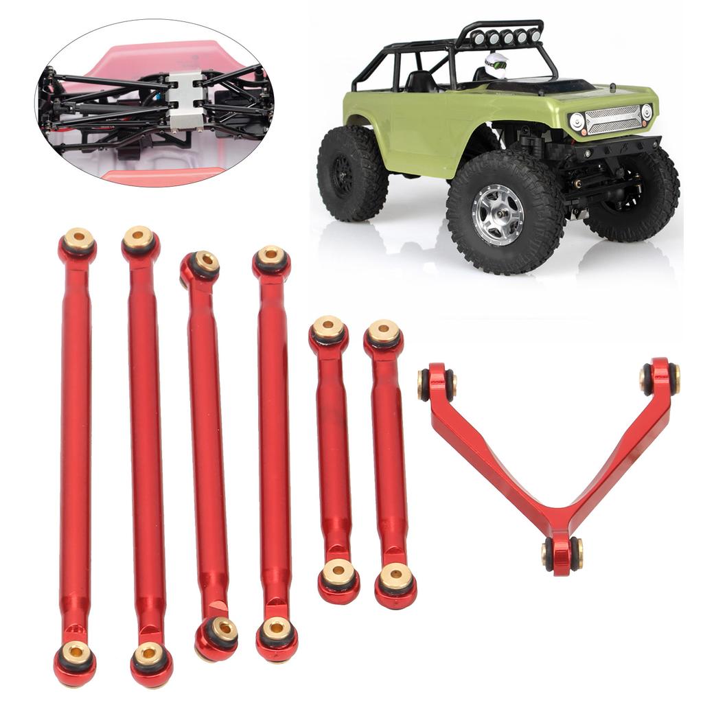 Linkage Pull Rod Tie Rod Kit for SCX24 C10 1/24 RC Car Parts Suspension Link