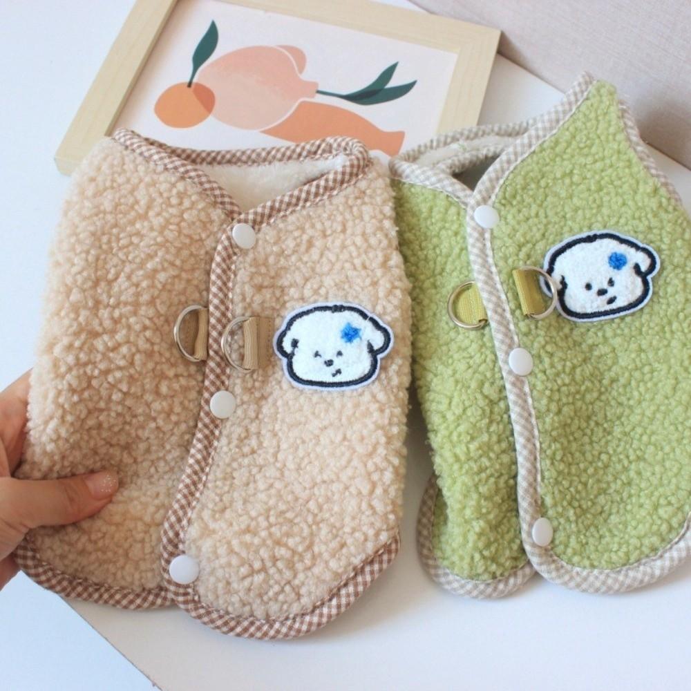 Comfortable Dog Coat Thicken Puppy Vest Stylish Winter Dog Clothes  Small Medium Dogs