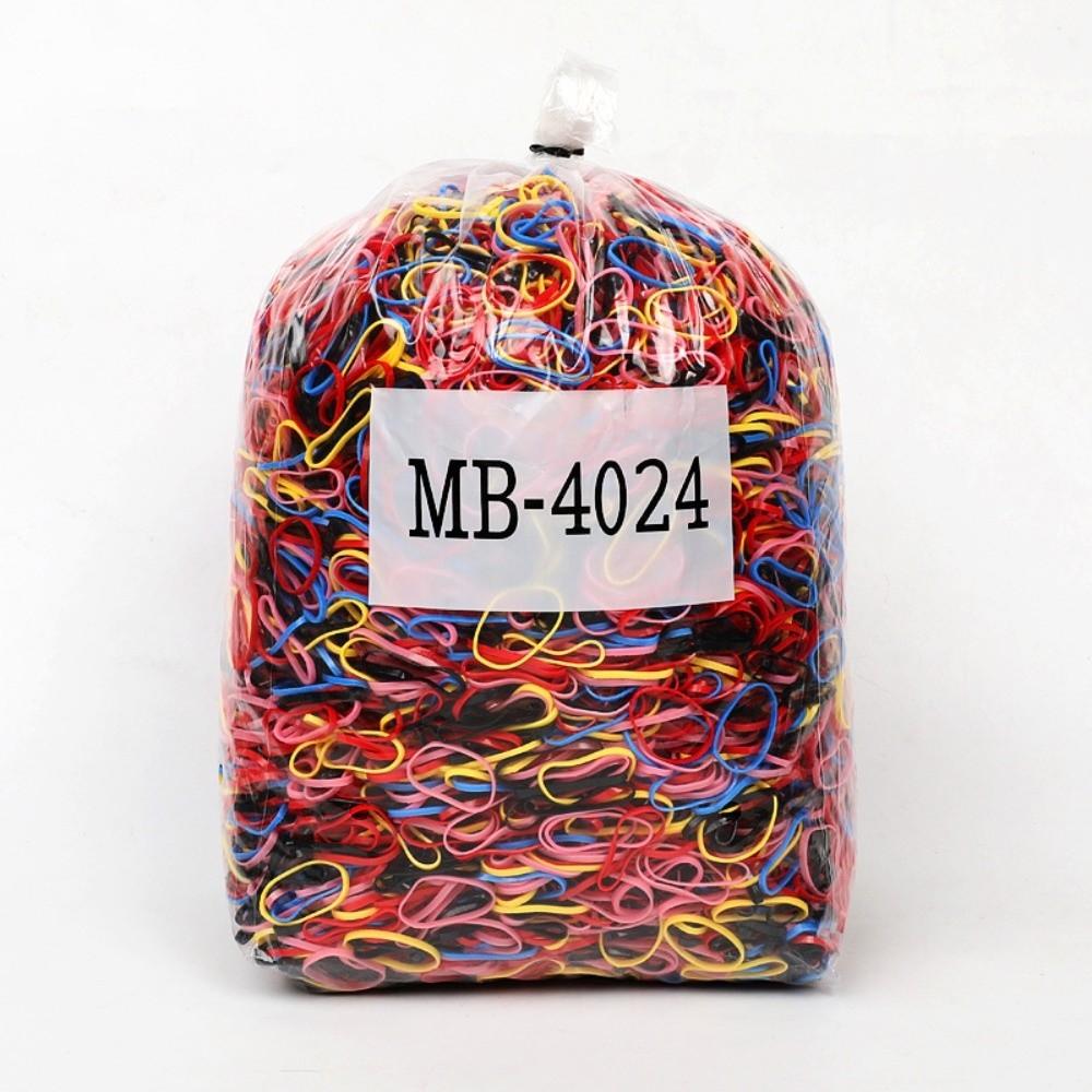 1KG Pack Disposable Hair Rubber Bands Thickened Strong Elastic Hair Elastics Pack For Kids Braids