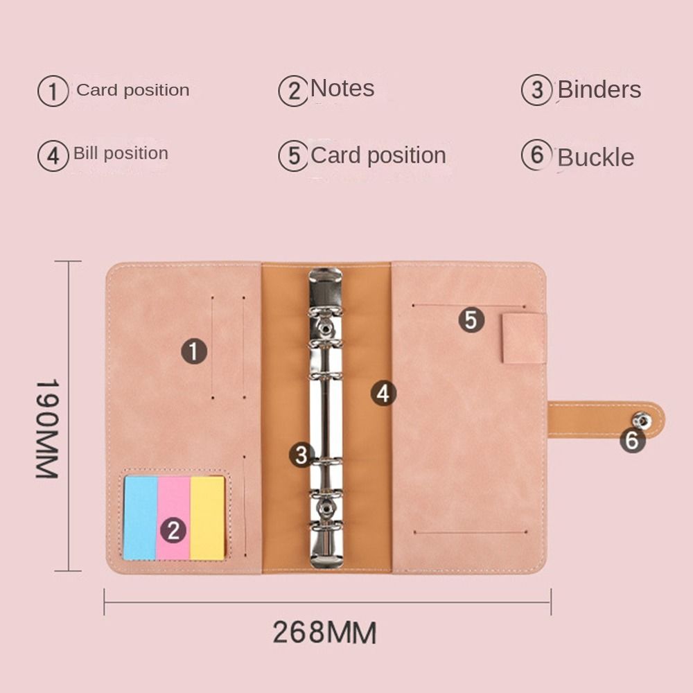 ПУ А6 Мягкий Бюджетный Планировщик Яркий Конверт для Экономии Денег Финансовый Менеджмент