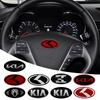 Наклейки-эмблемы на руль автомобиля для K Sportage Niro Rio Ceed Cerato Soul Sorento Picanto Optima K3 K5 Sonic K6
