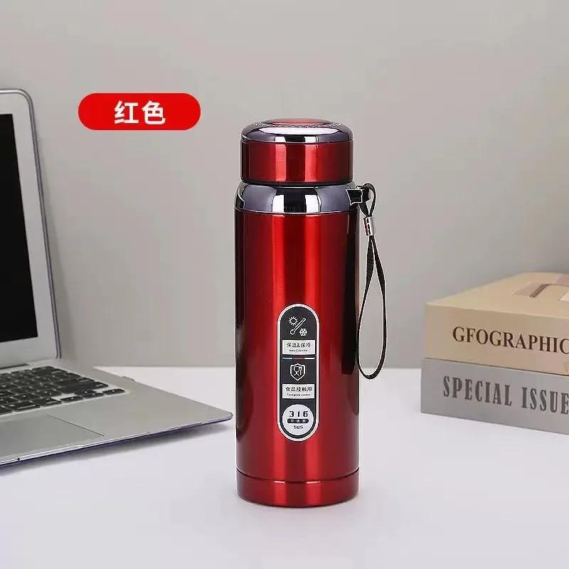 Портативная двухслойная термокружка из нержавеющей стали 316, термокружка для воды, сохраняющая холодную грелку, термокружка для занятий спортом на открытом воздухе