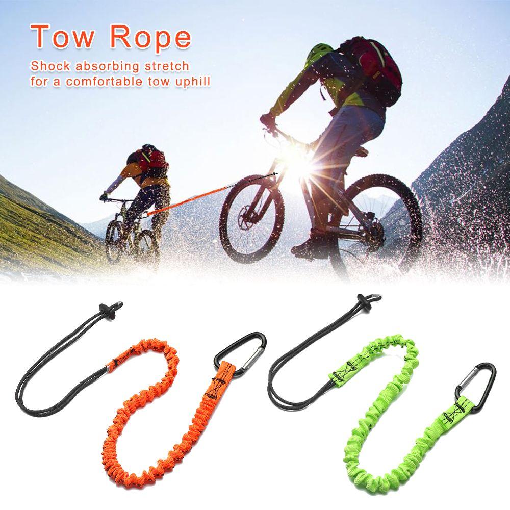 Rally Rope Strap Hooks Portable Tow Rope Safety Bungee Cord Bike Tow Cable Towing Pull Rope