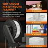 BEEMON Printer Filament 1.75mm, 1kg (2.2lbs), Easy to Print, No Warping, for Beginners & Experienced 3D Printing Enthusiasts