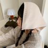 Утолщенный вязаный треугольный шарф Мягкая шерсть Повязка на голову Унисекс Уникальный стиль Платок на голову Для женщин Мужчин Аксессуар для путешествий на открытом воздухе