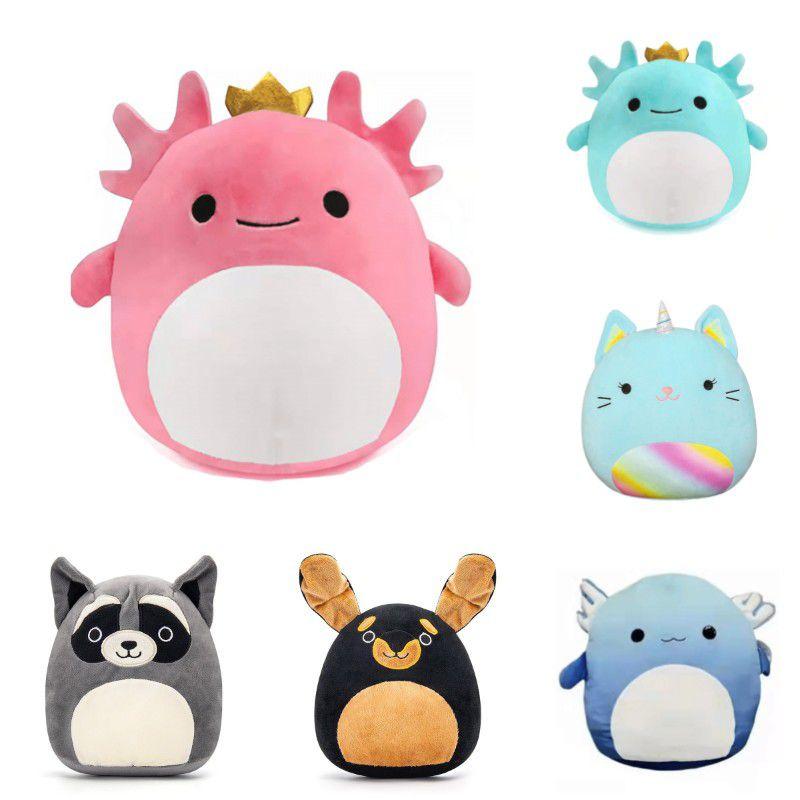 Cuddly Squishmallow Plush Axolotl Doll Kids Xmas Birthday Gift