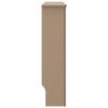 Brown MDF Radiator Cover - vidaXL - 172x19x81 Cm - Slatted Design