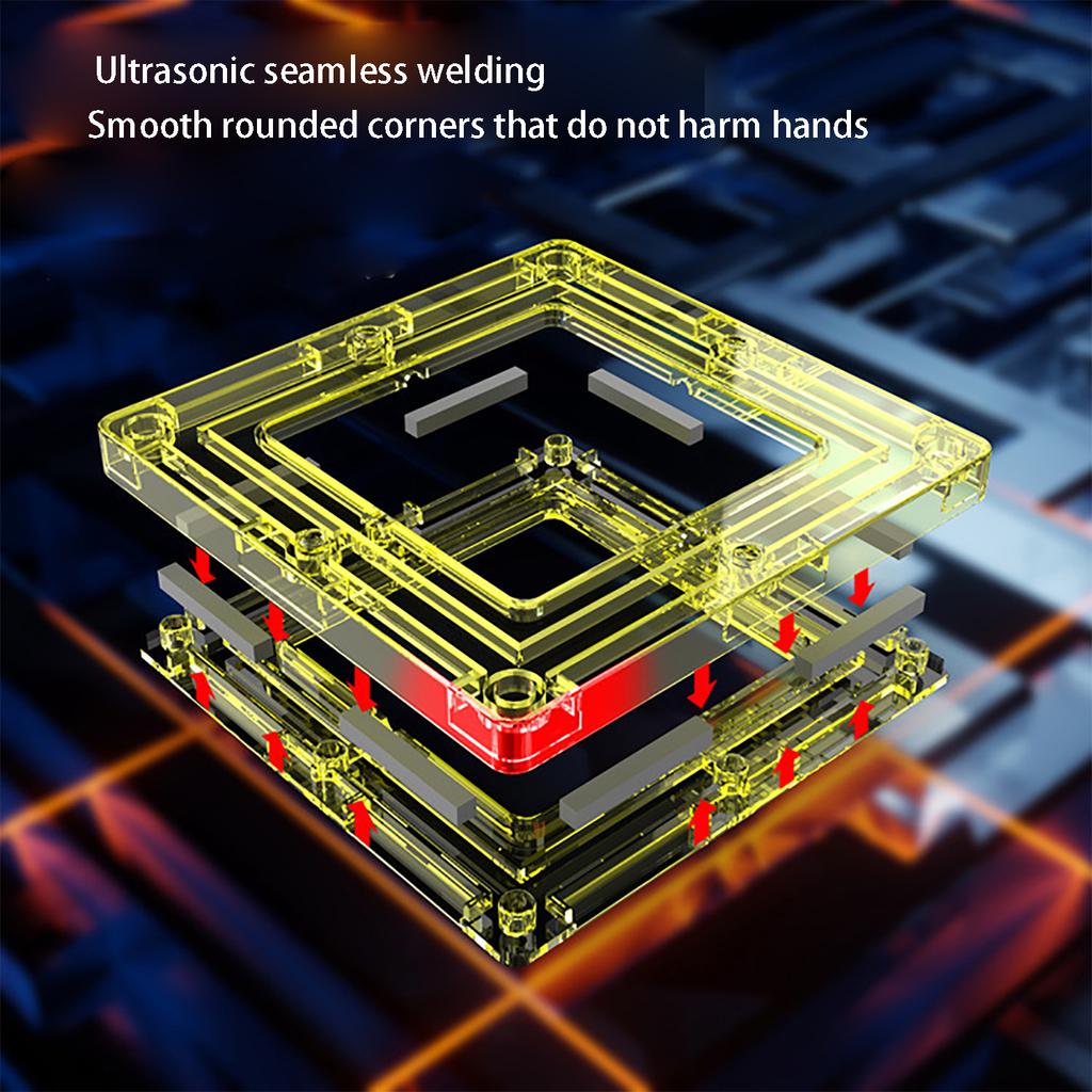 22pcs Large Color Window Magnetic Block Building Toys for Parent Child Interactive DIY Castle Assembly