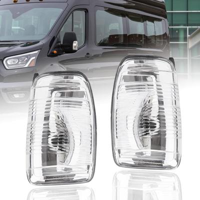 Поворотник бокового зеркала подходит для Ford Transit 150 250 350 350HD 2015 2016 2017 2018    (Лево и право) Линза лампы указателя поворота бокового зеркала