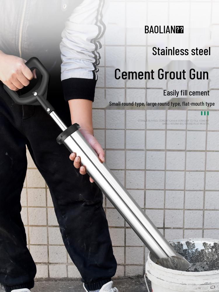 Нержавеющая сталь Цементный раствор Шприц-пистолет для герметизации и затирки для дверей и окон