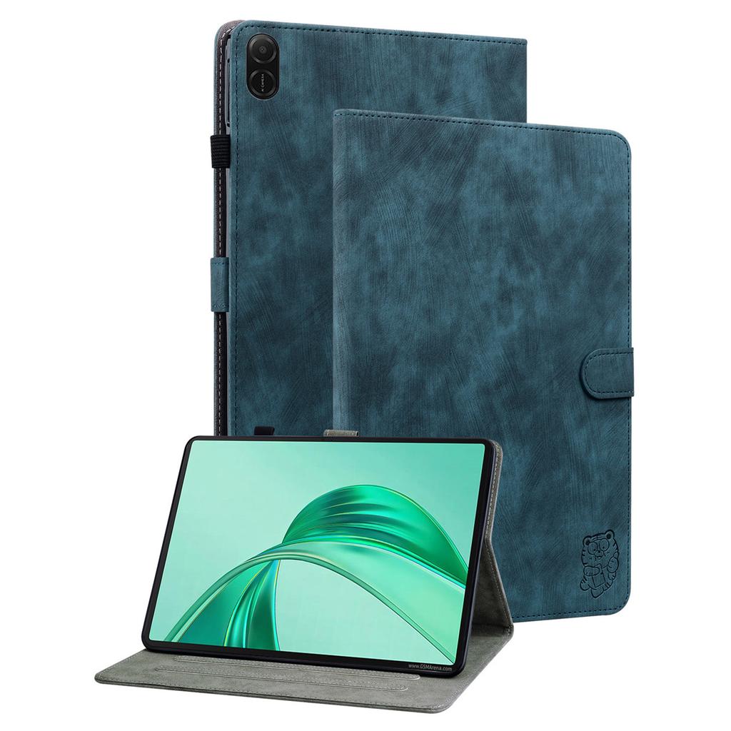 Для чехлов Honor Pad X8a Чехол для планшета из ПУ кожи с тигровым принтом, устойчивый к царапинам