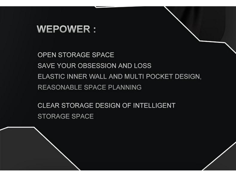 Wepower Мужская модная водостойкая нагрудная сумка кроссбоди с магнитной застежкой