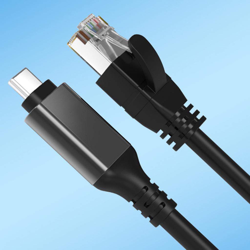 Высокоскоростной USB Type C - RJ45 Gigabit Ethernet адаптер сетевой кабель 1000 Мбит/с разъем для офиса и развлечений