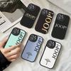 Логотип J-Joops для iPhone 16 15 14 13 12 11 Pro Max Plus Ударопрочный Кожаный Мягкий Чехол для Телефона