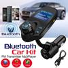 Автомобильный комплект громкой связи Bluetooth Музыкальный MP3-плеер FM-передатчик 5 В 2,1 А Автомобильное зарядное устройство USB 1,44 дюйма Светодиодный экран