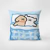 Korean Line Puppy Pillow, Fresh Sofa Pillow, Modern Chair Back Line Pillow Cover, Living Room Cushion Cover