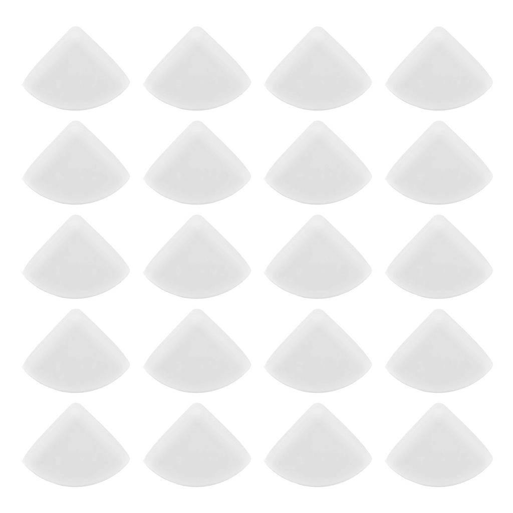 20pcs Desk Corner Protector Safety Silicone Baby Proof Corner Protector for Furniture Pure White