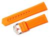 King Watch Parts Compatible with Tag Heuer Formula 1 Rubber Belt Aftermarket Product Orange 22mm [Import Original]