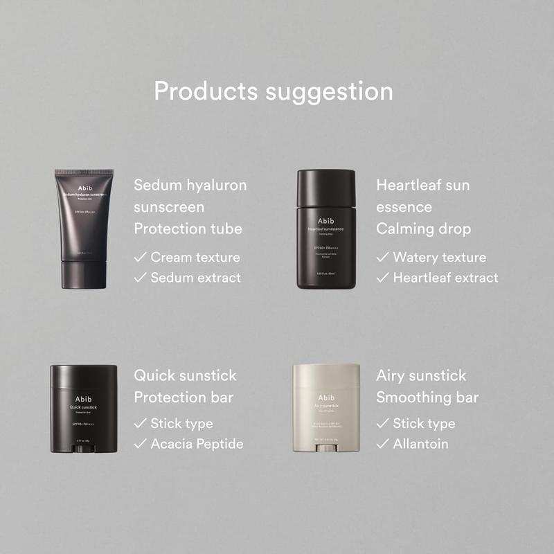 Abib Солнцезащитная эссенция с экстрактом хауттюйнии успокаивающая капля SPF50+ PA++++ 50 мл Успокаивает чувствительную кожу