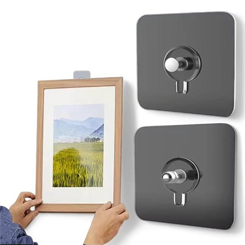 10 шт. крючки для фоторамок, стеллаж для хранения, держатели для винтов, дверная вешалка, самоклеящиеся многофункциональные гаджеты, органайзер, кухонные принадлежности