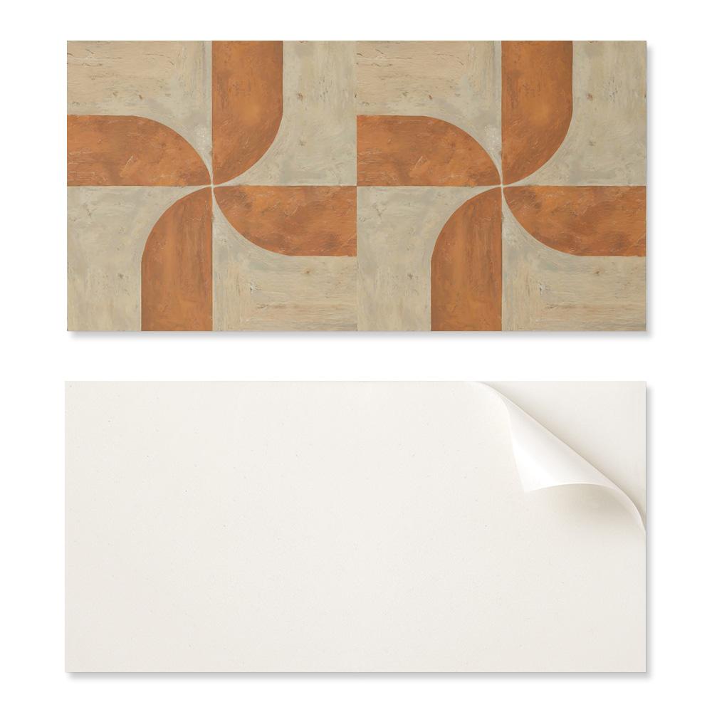 Naklejany Panel Dekoracyjny Do Szybkiej Odmiany Ściany 120X60 Cm Geometria Z Łukami