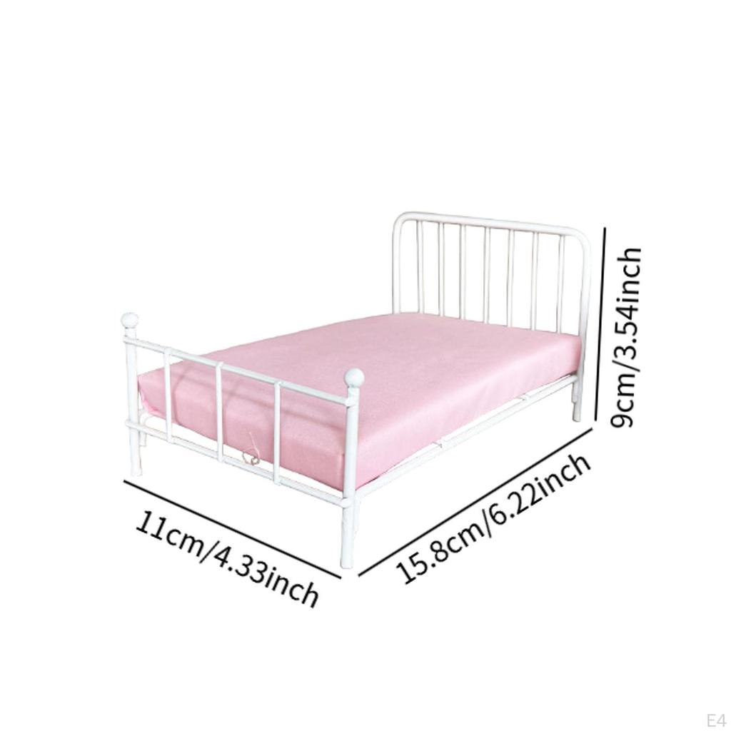 1/12 Кукольный домик Кровать Украшения Аксессуары,Сделай сам,Моделирование,Мебель для кукольного домика,Миниатюра