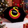 Automatic Umbrella with Galatasaray SK 1905 Interlocking GS Logo Print, Turkish Soccer Umbrella for Men, Bold Windproof Travel Rain Umbrella