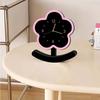 Non-slip Small Flower Pendulum Clock Ornament Tabletop Statue Clock Wood Desk Clock  Bedside